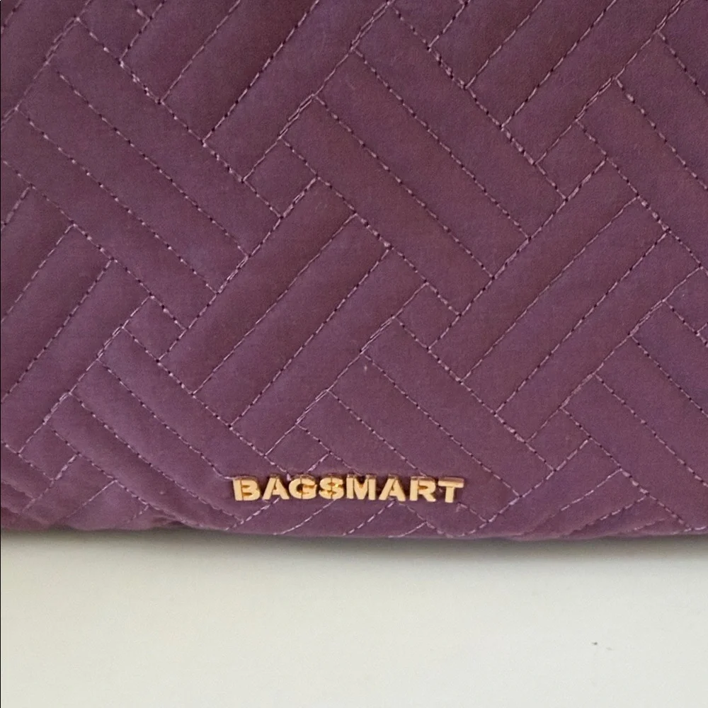Purple Quilted Women's Bag size large